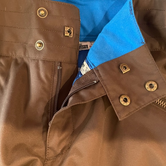 B by Burton Dryride brown snowboard pants M. - Picture 7 of 7